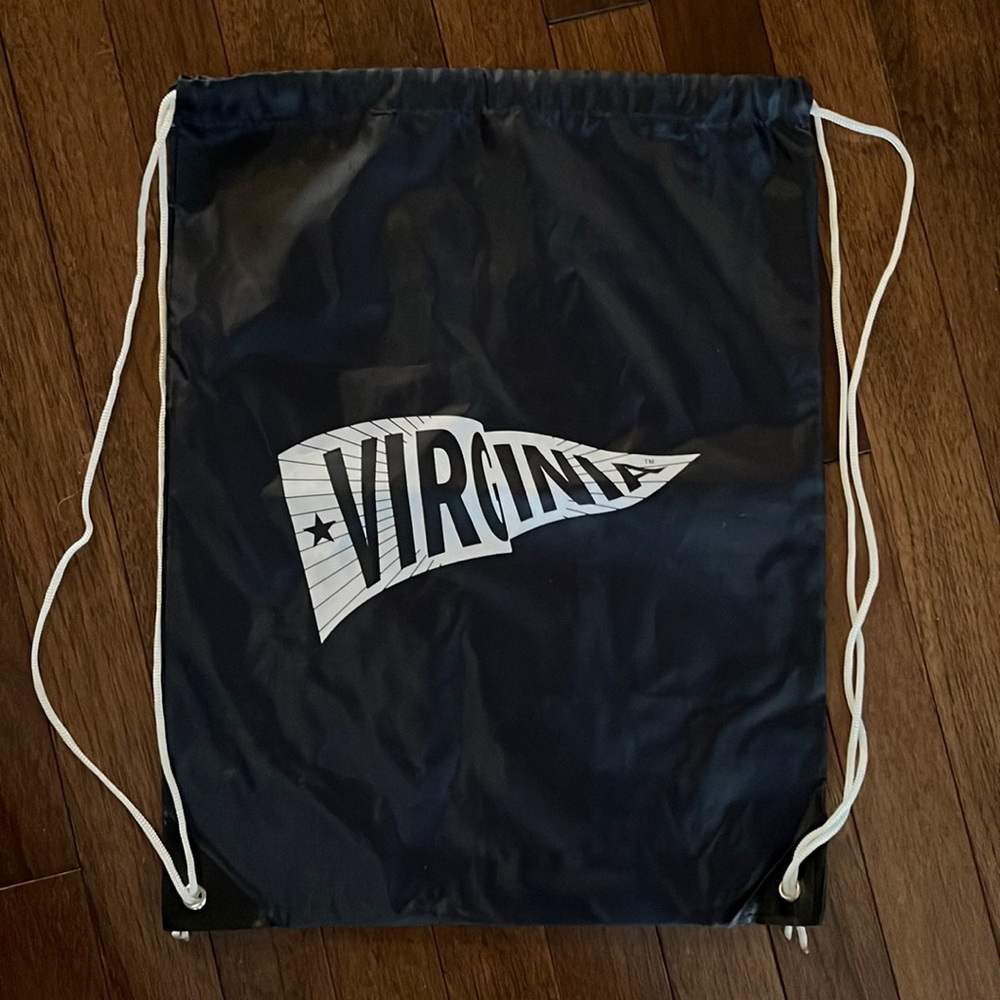 University of Virginia UVA drawstring bag